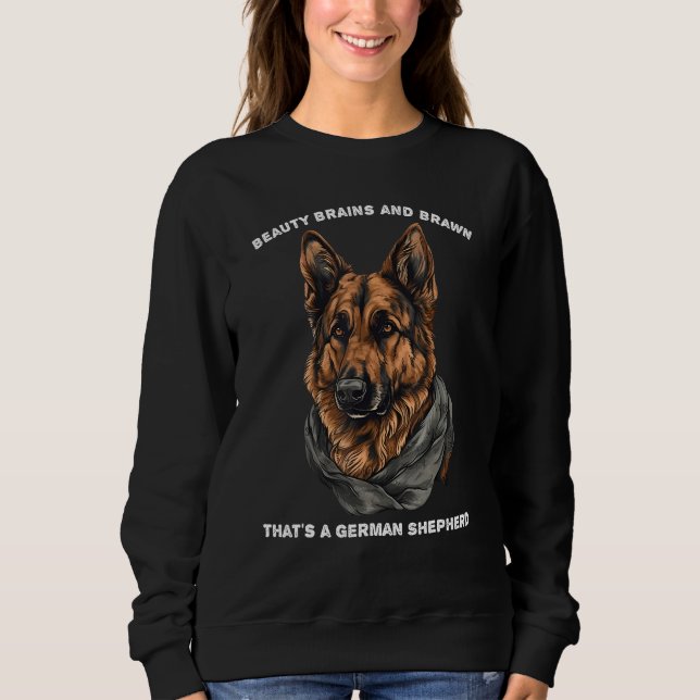 German Shepherd Dog For Dog Owners T Shirt (Framsida)