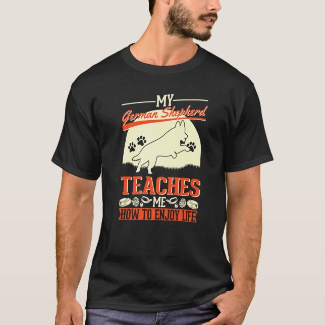 German Shepherd Dog German Shepherd T Shirt (Framsida)