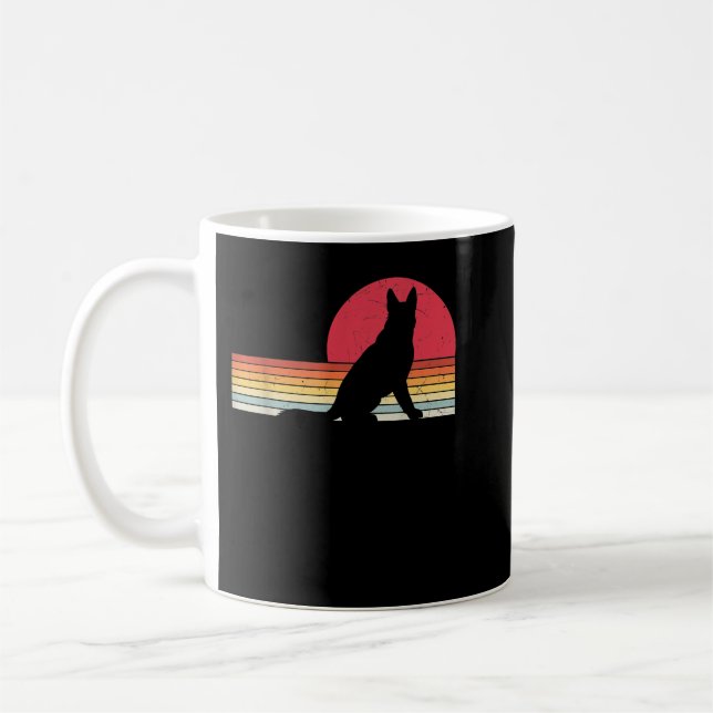 German shepherd dog gift for dog lover kaffemugg (Vänster)