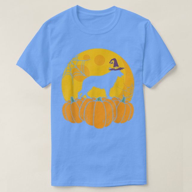 German Shepherd Dog Halloween Funny  T Shirt (Design framsida)