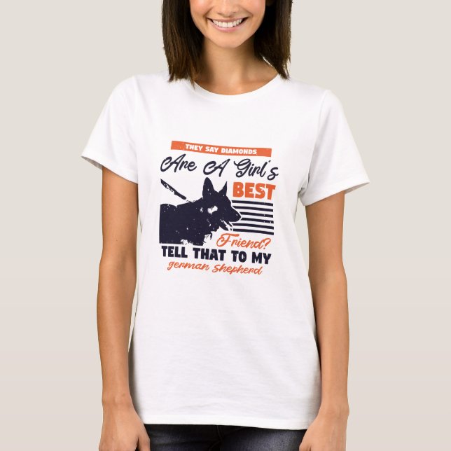 german shepherd dog owner gift t shirt (Framsida)
