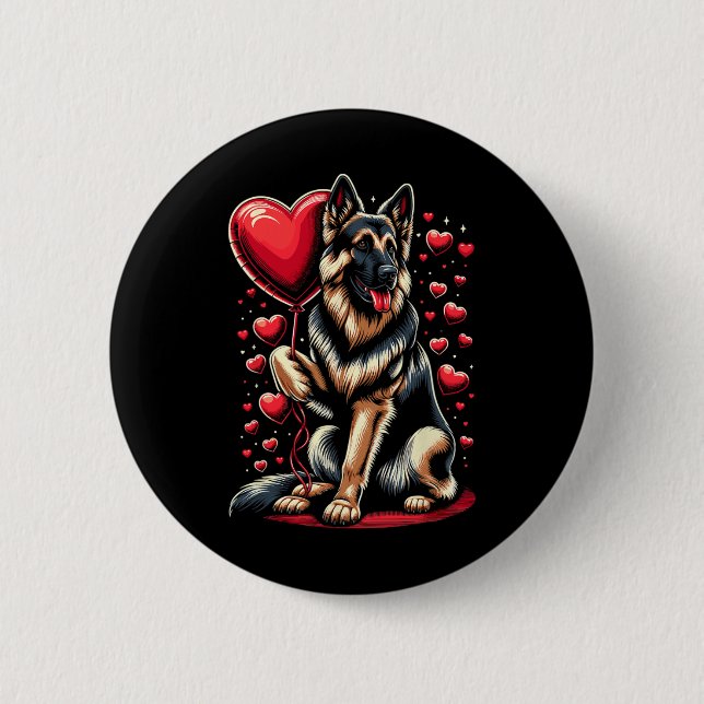 German Shepherd Dog Valentine's Day Dog Owner Vale Knapp (Framsida)