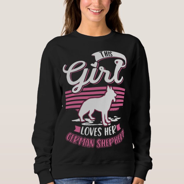 German Shepherd Girl German Shepherd  1 T Shirt (Framsida)