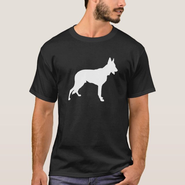 German Shepherd GSD Dog  Mom Dad Pet Cute  Puppy T Shirt (Framsida)