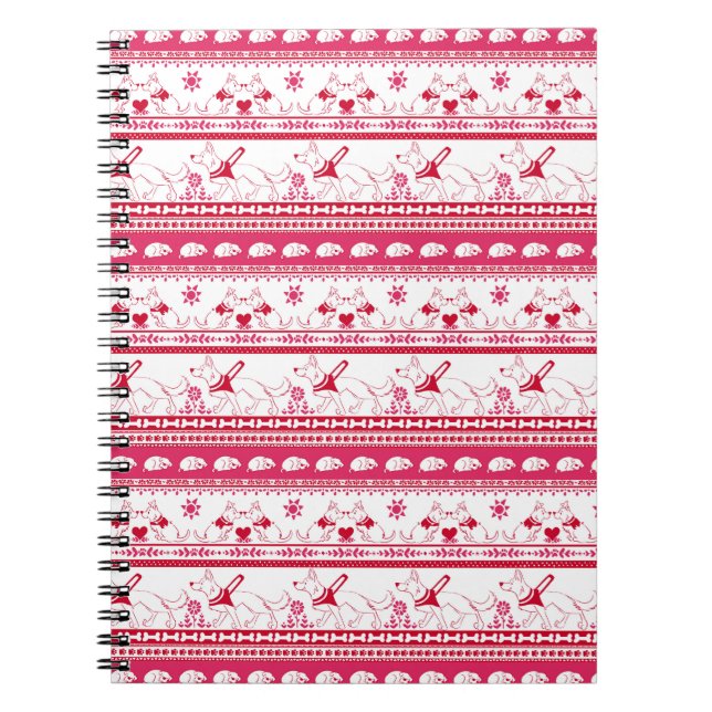 German Shepherd Guide Dog Tale Plain Notebook Anteckningsbok (Framsidan)