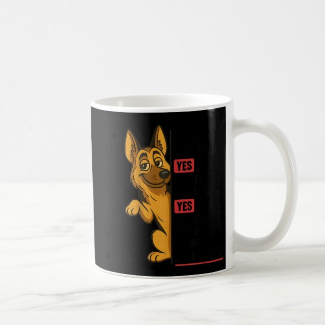German Shepherd Has My Mouth Gotten Me In Trouble  Kaffemugg (Höger)