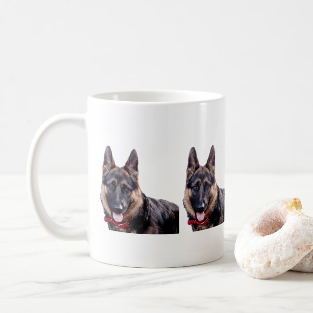 german shepherd kaffe mugg för hundar älskare (Med munk)
