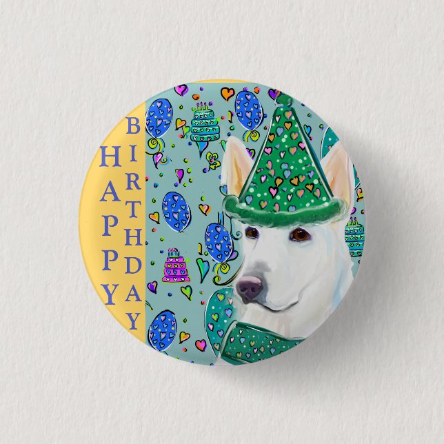 GERMAN SHEPHERD KNAPP (Framsida)