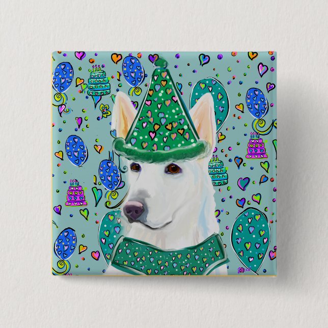 GERMAN SHEPHERD KNAPP (Framsida)