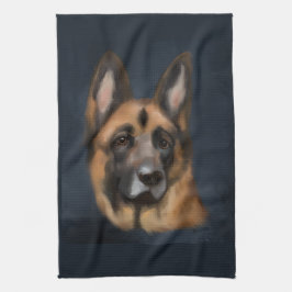 GERMAN SHEPHERD KÖKSHANDDUK