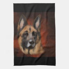 GERMAN SHEPHERD KÖKSHANDDUK