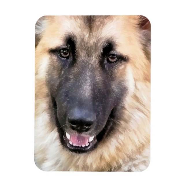 GERMAN SHEPHERD MAGNET (Vertikal)