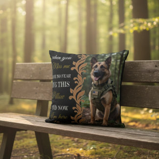 German Shepherd Memorial Hug This Pillow Kudde