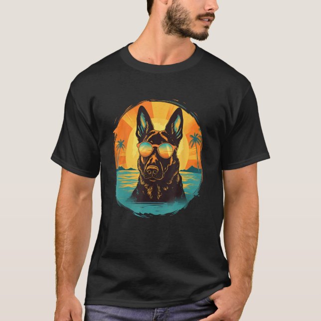 German Shepherd Men Women Kids_3 T Shirt (Framsida)