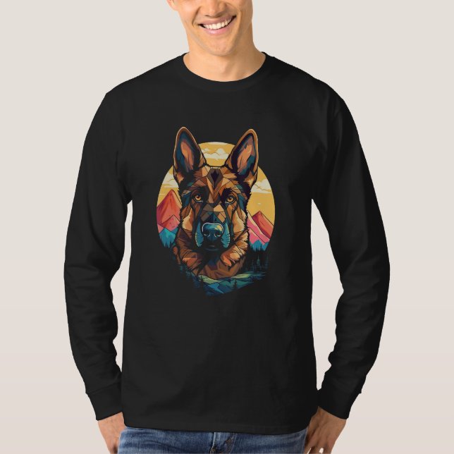 German Shepherd Men Women Kids 4 T Shirt (Framsida)