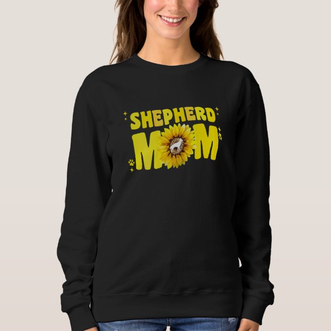 German Shepherd Mom For Women Sunflower Shepherd G T Shirt (Framsida)