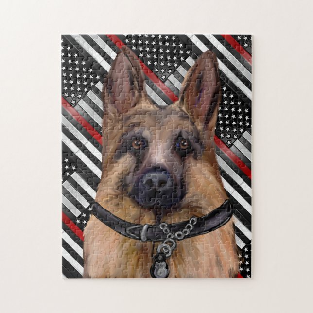 GERMAN SHEPHERD PUSSEL (Vertikal)