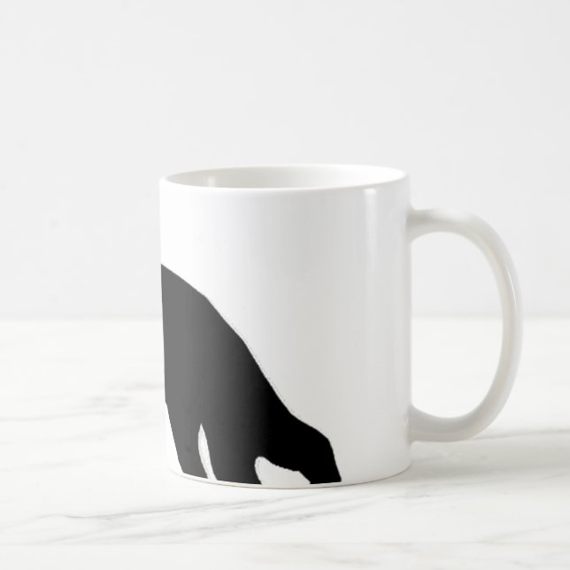 german shepherd silo black kaffemugg (Höger)