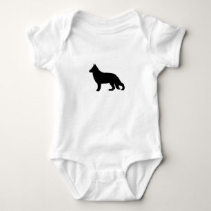 german shepherd silo black t shirt