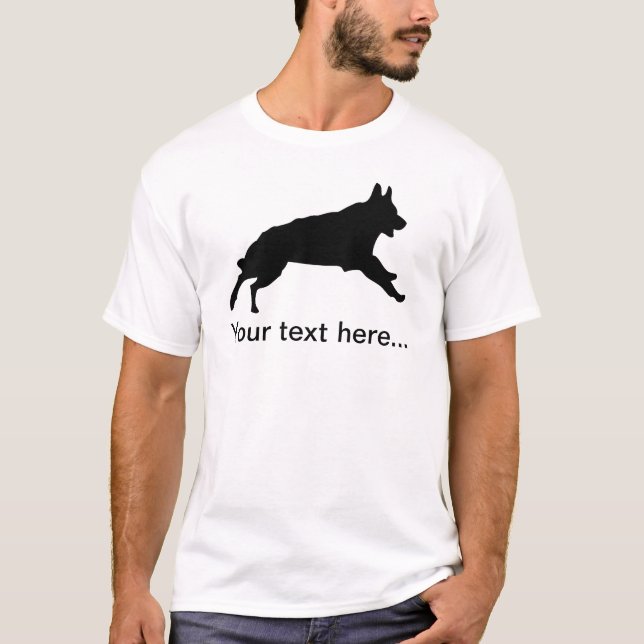 German Shepherd T Shirt (Framsida)