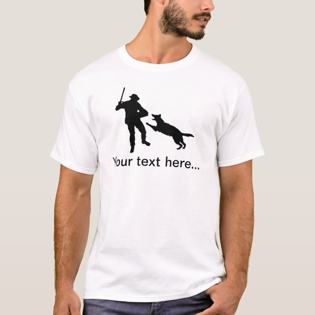 German Shepherd T Shirt (Framsida)