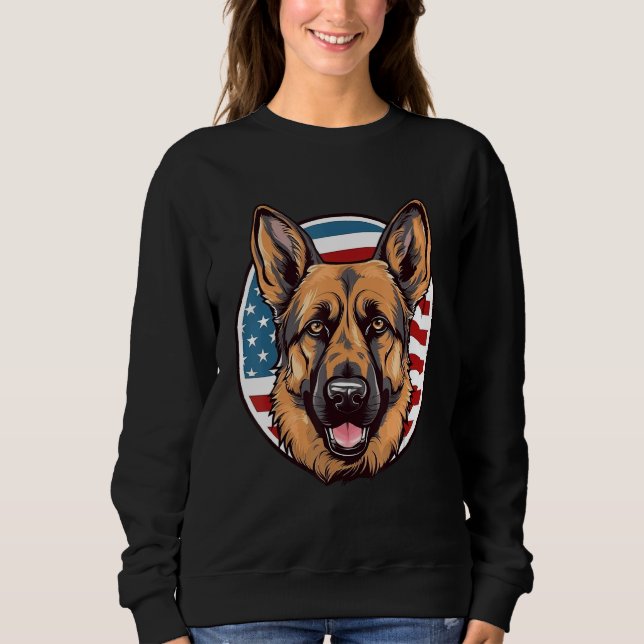German Shepherd T Shirt (Framsida)