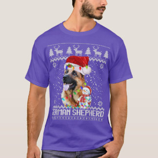 german shepherd Ugly jul Sweaters T Shirt