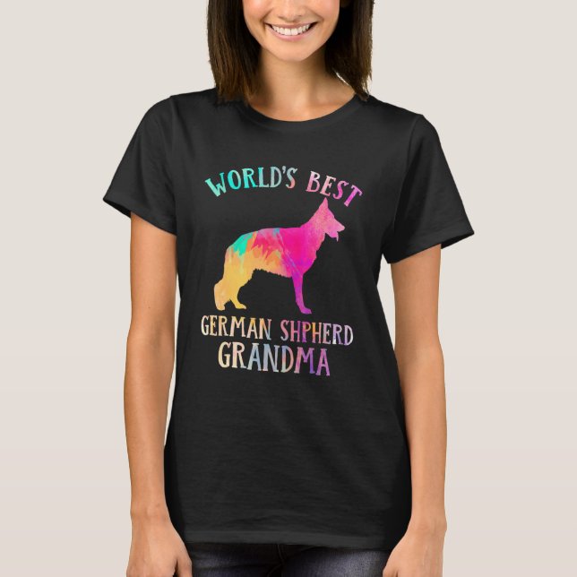 German Shepherd  Worldu2019s Best German Shepherd  T Shirt (Framsida)
