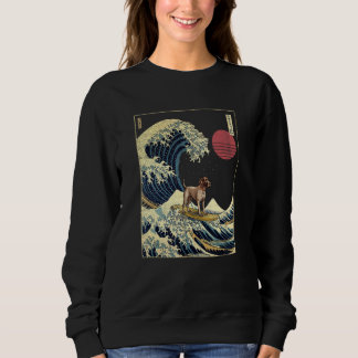 German Shorthaired Pointer Japanese Kanagawa Wave  T Shirt