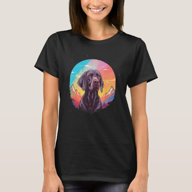 German Shorthaired Pointer Men Women Kids T Shirt (Framsida)