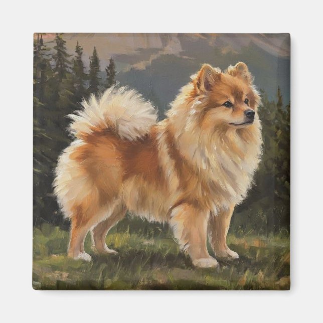 German Spitz Magnet (Framsidan)