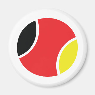 german tennis boll ikon magnet