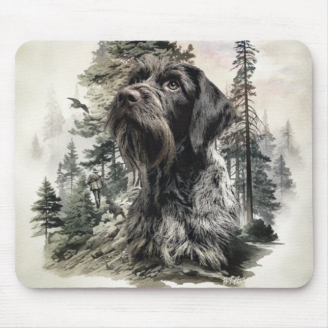 German Wirehaired Pointer Musmatta (Framsidan)