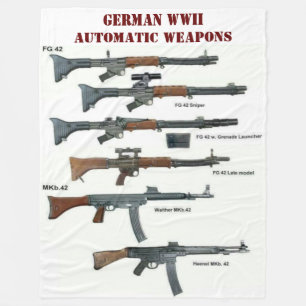 GERMAN WWII AUTOMATISKA VAPEN FLEECEFILT