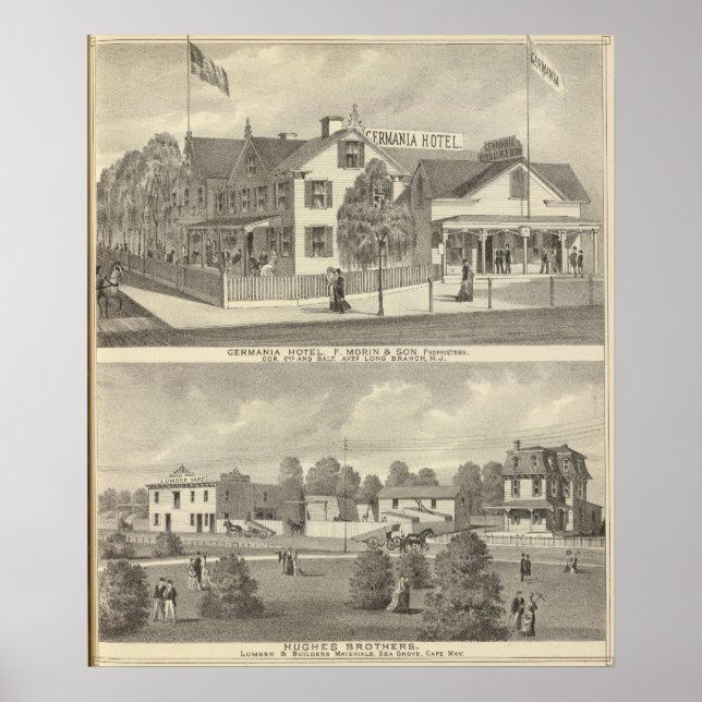 Germania Hotel, Long Gren och Hughes Brothers Poster (Framsidan)