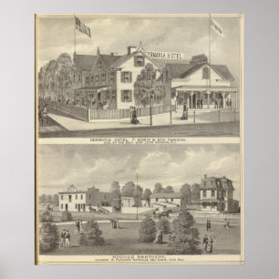 Germania hotell, lång gren och Hughes bröder Poster