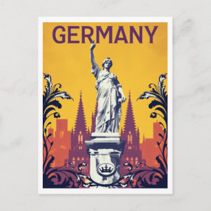 Germania Monument Vintage Stil Resa Konst Vykort