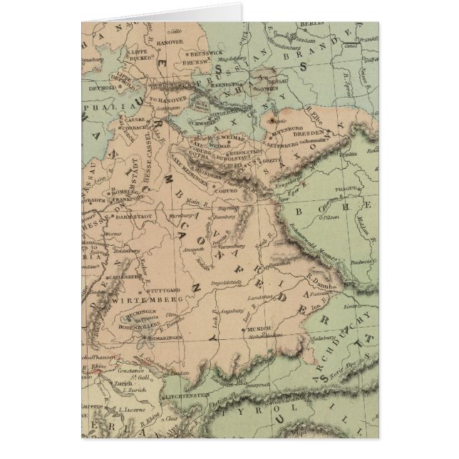 Germanic Confederation Hälsningskort (Framsidan)