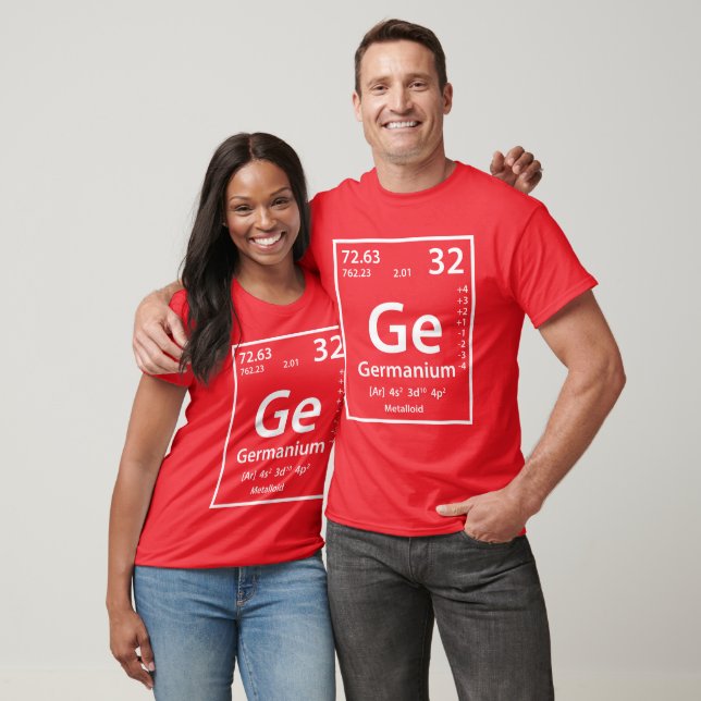 Germanium Inslag (vit) T Shirt (Unisex)
