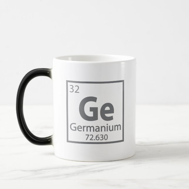 Germanium - Tyska vetenskapen Periodic Bord Magisk Mugg (Vänster)