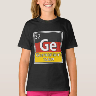 Germanium - Tyskland Flagga German Science T Shirt