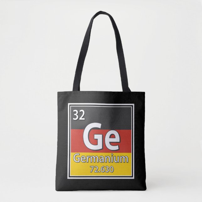 Germanium - Tyskland Flagga German Science Tygkasse (Framsida)