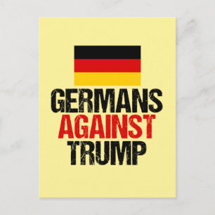 Germans Against Donald Trump Vykort