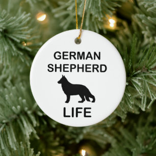 germanska husdjursliv julgransprydnad keramik