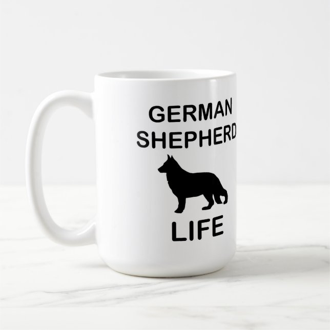 germanska husdjursliv kaffemugg (Vänster)
