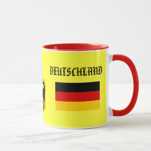 GERMANY*-/DEUTSCHLAND flagga & vapensköldmugg Mugg
