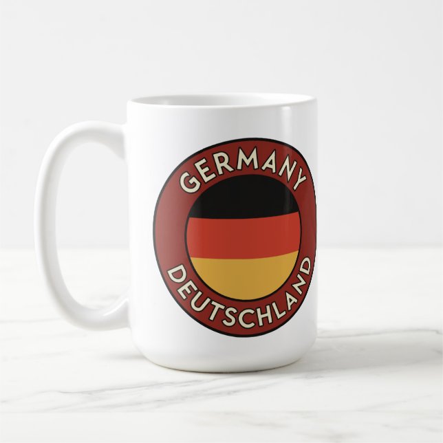 Germany, deutschland kaffemugg (Vänster)
