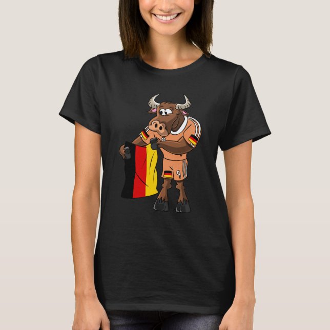 Germany Fan Taurus T Shirt (Framsida)