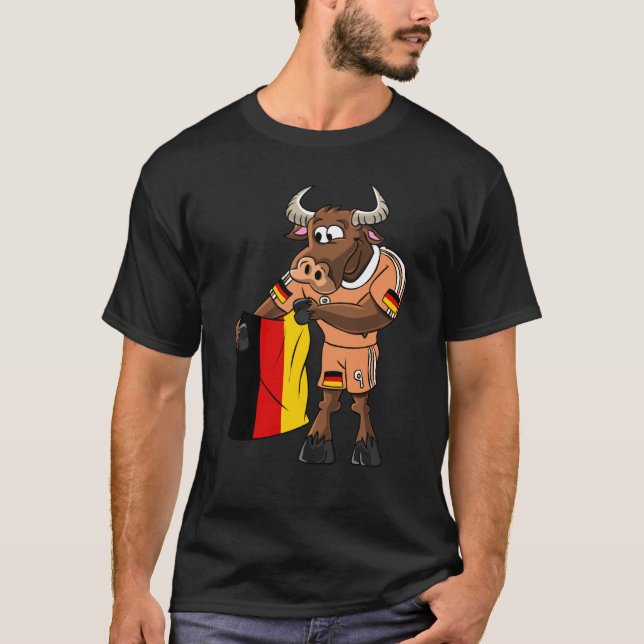 Germany Fan Taurus T Shirt (Framsida)