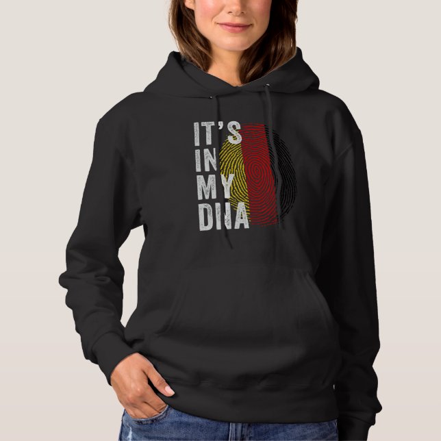 Germany It's In My DNA Cute German Fingerprint Ger T Shirt (Framsida)